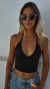 Cropped Luh Preto - comprar online