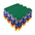Kit 70 Tatames Tapetes Infantil - EVA Colorido 50x50x1cm - comprar online