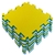 Kit 8 Tatames EVA - Brasil Copa do Mundo 2022 50x50 1cm - Liquida Tatames