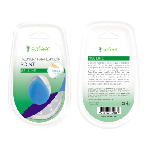 Talonera para Espolon Punto Azul