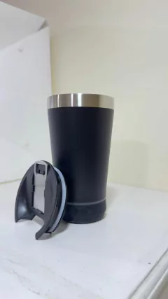 Vaso con Parlante Azul
