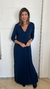 Vestido com detalhe básico Rey - Azul Marinho na internet