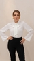Camisa Manga Flare Laço - Off white - comprar online