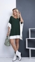 Vestido bata amplo Viscolycra amplo- Verde - ElaVesteTK