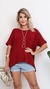 Blusa malha ponta - Vermelha - comprar online