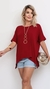 Blusa malha ponta - Vermelha - loja online