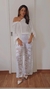 Calça renda com forro - Branca