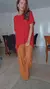 Blusa malha ponta - Vermelha - comprar online