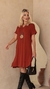 Vestido Isa liso - Terra