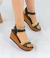 Sandalia con pulsera y taco chino (06310PV25) - tienda online