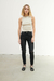 Skinny Eva Black Wash con ROTURA - Drop denim 