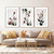 Kit 3 Quadros Formas de Flor
