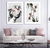 Dupla Quadros Woman Flower