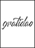 Quadro Gratidão