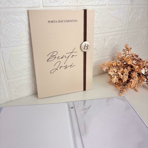 Porta Documentos com bolsos plásticos - comprar online