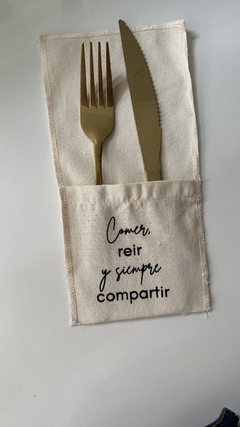 PORTA CUBIERTO CRUDO X4 - comprar online