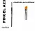 PINCEL MACRILAN A23 CHANFRADO P/ DELINEAR