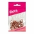 Elástico de Silicone para Penteado Ricca 3321 Marrom e Incolor - 100 unidades