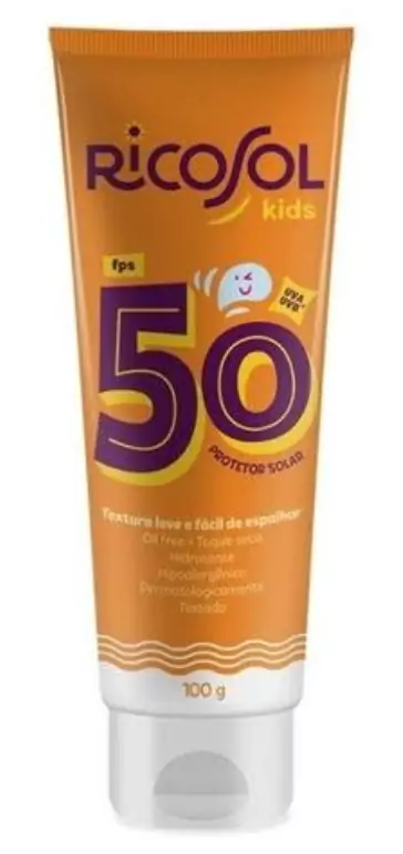 Protetor Solar Kids Ricosol FPS50 100g