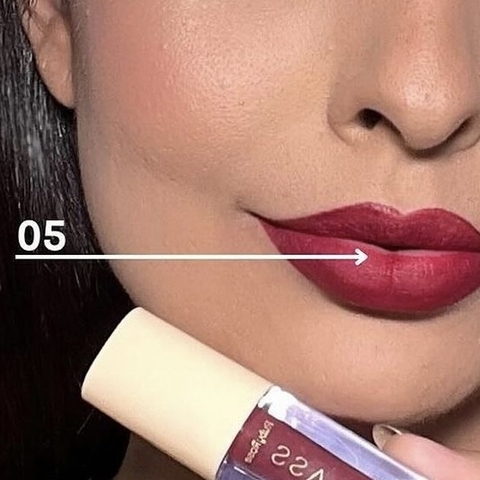 Batom Liquido Velvety Glass Ruby Rose 3,5ml