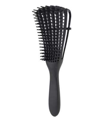 Escova Polvo Para Todo Cabelo Cachos Pente Crespo Enrolado - comprar online