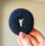 Enchimento Rosquinha Fazer Coque No Cabelo Donuts Pequeno Cor Preto - 3 cm - comprar online