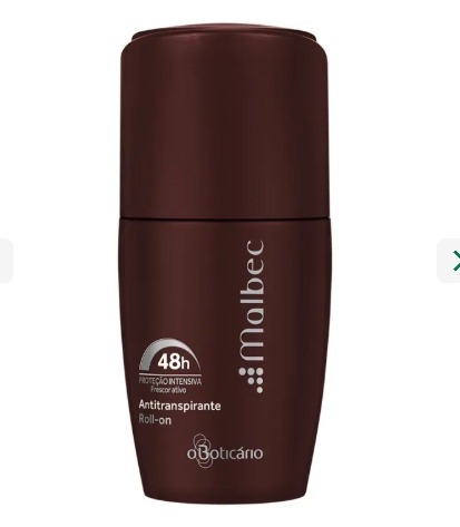 Antitranspirante Roll On Malbec Boticario 55ml - comprar online