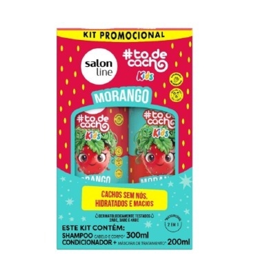 Kit Shampoo e Condicionador Morango #todecacho Kids - comprar online