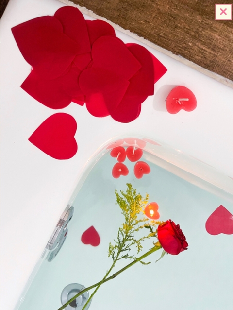 Petalas de rosas perfumadas