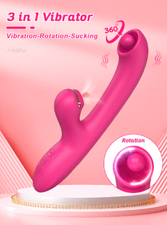 Vibrador com Bolinha para Ponto G e Estimulador de Clitóris - Afrodite sexy shop