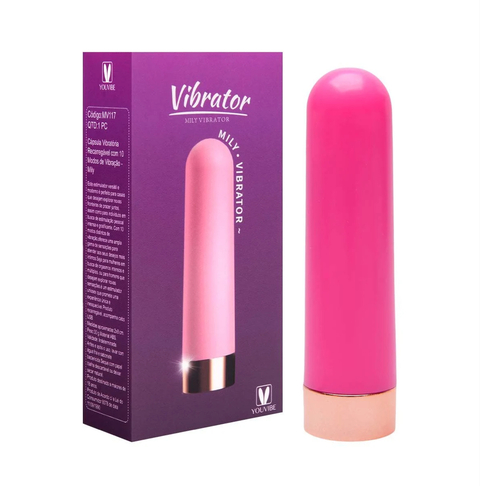 CÁPSULA VIBRATÓRIA 10 MODOS USB