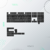 Keycaps Akko Shine Through Black Profile ASA, PBT, ANSI, 131 teclas na internet