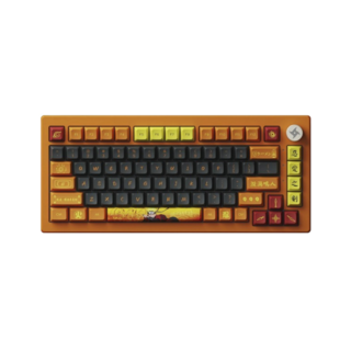 Teclado sem Fio Akko 5075B Plus RGB, Naruto Uzumaki, Switch Akko Crystal - comprar online