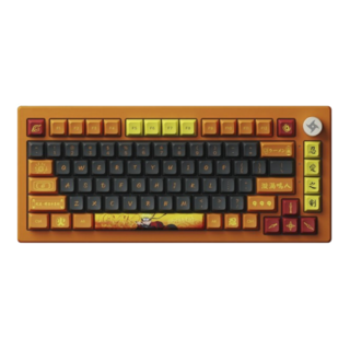 Teclado sem Fio Akko 5075B Plus RGB, Naruto Uzumaki, Switch Akko Crystal - comprar online
