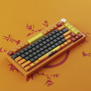 Teclado sem Fio Akko 5075B Plus RGB, Naruto Uzumaki, Switch Akko Crystal - Chiarato Info. - O mundo de Periféricos Gamer