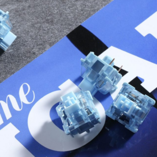 Imagem do Switch Akko Cream Blue V3 Pro Tátil para Teclado Mecânico, Kit com 45 Peças