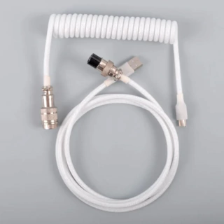 Cabo Enrolado Coiled Usb Tipo-C P/ Teclado