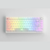 Keycaps Akko Clear Transparent White V2 Profile ASA, PBT, ANSI, 155 teclas - loja online