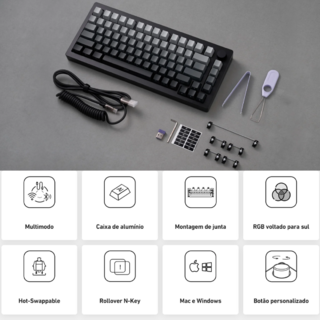Teclado Barebone Monsgeek M1W-SP, Switch Akko Piano V3 Pro - loja online