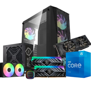 Imagem do PC Gamer Intel i5 11400F, RTX 3060 12GB, 16GB 3200MHz, Water Cooler 240mm, SSD NVME 500GB