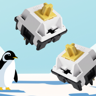Imagem do Switch Akko Penguin Silent Tátil para Teclado Mecânico, Kit com 45 Peças