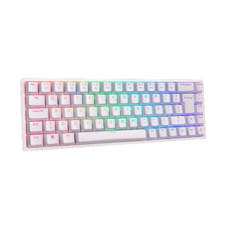 Teclado Gamer Mecânico Akko sem Fio 3068B Plus White, ABNT2 na internet