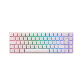 Teclado Gamer Mecânico Akko sem Fio 3068B Plus White, ABNT2 - comprar online