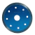 Disco de Corte para Porcelanato Azul 4.1/2" 105 x 20mm Diamante Azul - comprar online