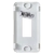 Tampa para Condulete de PVC 3/4'' 1 Posto TPBA-01 Wetzel - Branco - comprar online