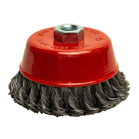 Escova de Aço com Copo para Esmerilhadeira/Furadeira 100mm 4334 Lotus