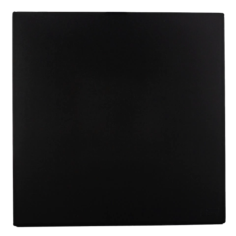 Recta Placa 4x4 Cega Preto Satin 15505-5 Blux