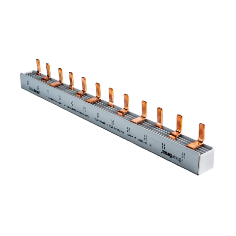 Barramento para Disjuntor Trifásico DIN 63A 12 Pinos Enerbrás