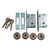 Fechadura Auxiliar Tetra Dupla 1001 Stam - Inox