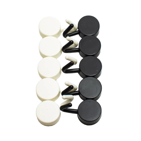 Gancho Adesivo Plástico com 10 Unidades CK5427 Clink